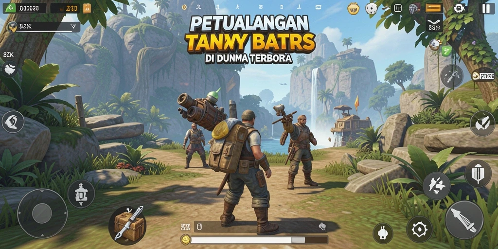 Tangkapan layar menampilkan petualangan seru dalam dunia terbuka 8ZK.
