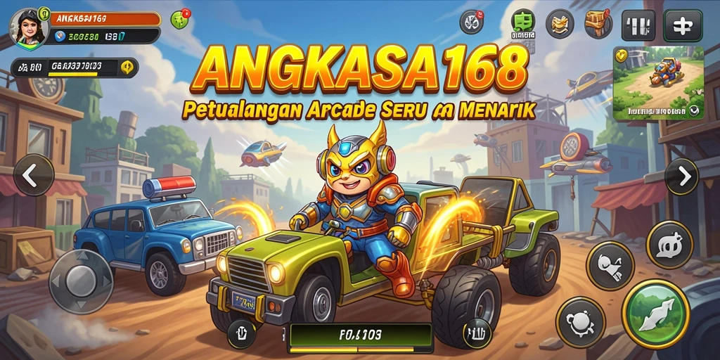 Tampilan gameplay menegangkan dalam ANGKASA168 yang penuh aksi.