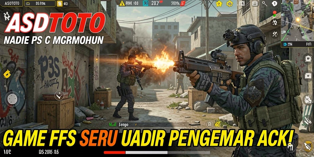 Gameplay menegangkan dalam ASDTOTO dengan aksi tembak-menembak yang seru.