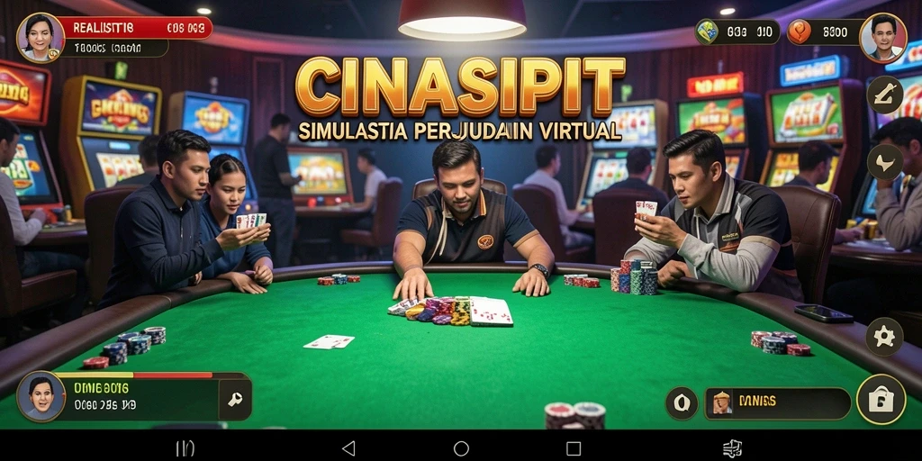 Tampilan gameplay CINASIPIT yang mendebarkan dan interaktif.