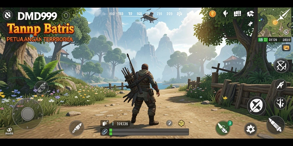 Tampilan gameplay seru dari DMD999 dalam dunia Open World.