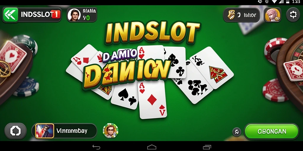 Screenshot gameplay INDSLOT dengan aksi seru permainan Domino.