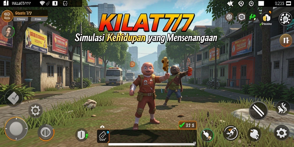 Tampilan gameplay KILAT77 yang penuh warna dan menarik.