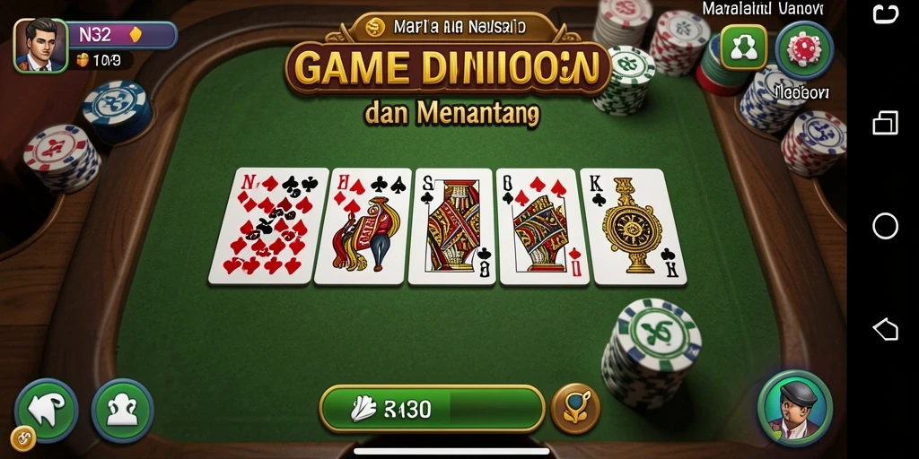 Gameplay seru N32 dalam permainan Domino yang menantang.