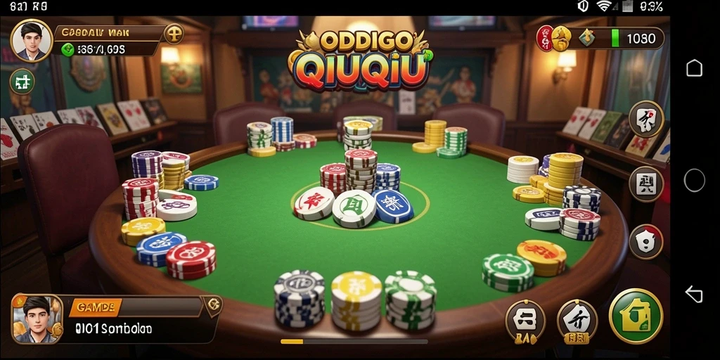 Gameplay seru QiuQiu di ODDIGO dengan fitur menarik.