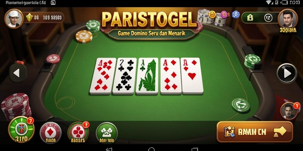 Tampilan gameplay seru di PARISTOGEL dengan interaksi antar pemain.