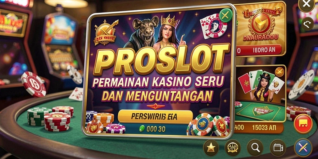 Tampilan gameplay menarik di PROSLOT dengan efek visual yang menawan.