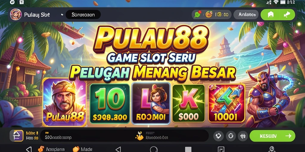 Screenshot PULAU88 menampilkan gameplay Slot yang menarik.
