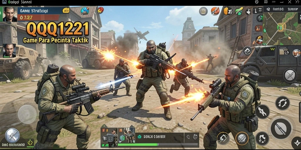 Screenshot menunjukkan aksi mendebarkan dalam permainan strategi.