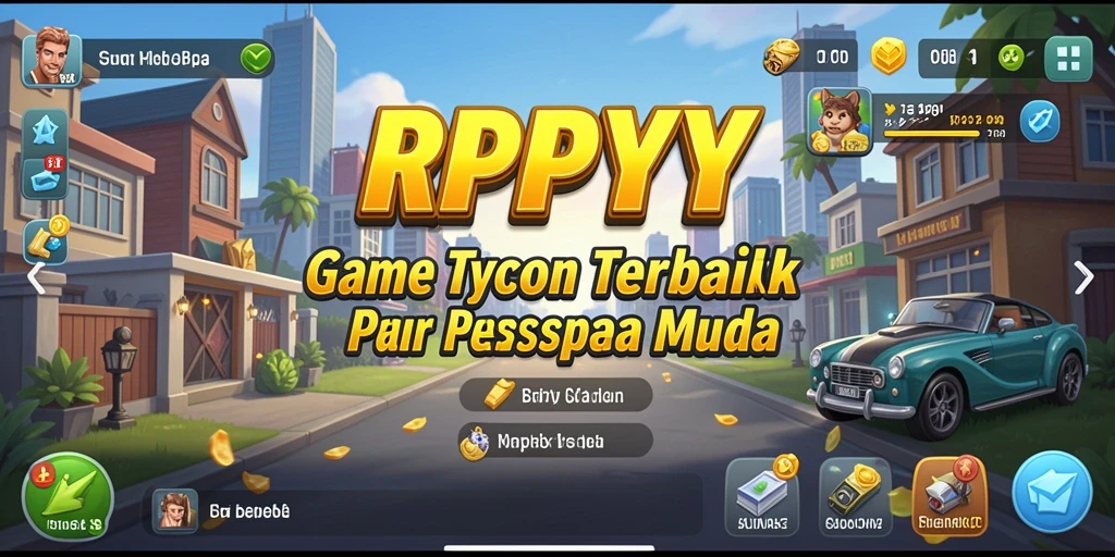 Tangkapan layar menunjukkan pemain mengelola bisnis di RPYYY.