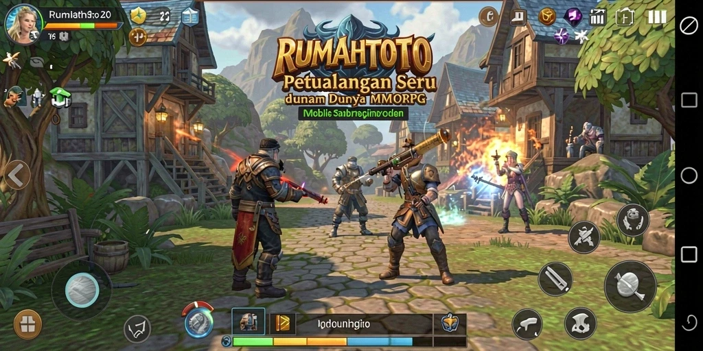 Gameplay seru RUMAHTOTO dengan petualangan menanti.