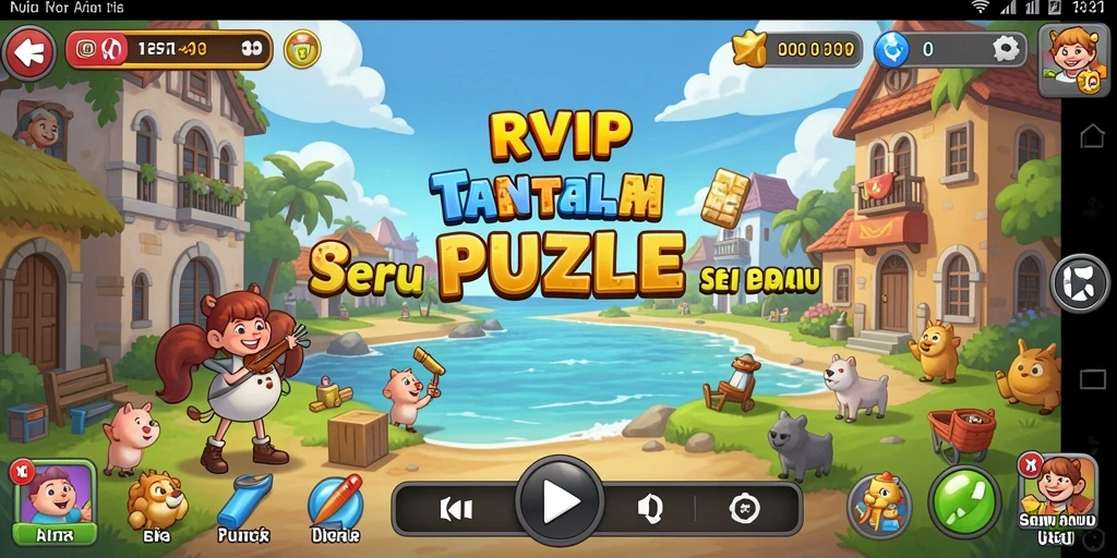 Tampilan gameplay RVIP yang menarik dan menantang.