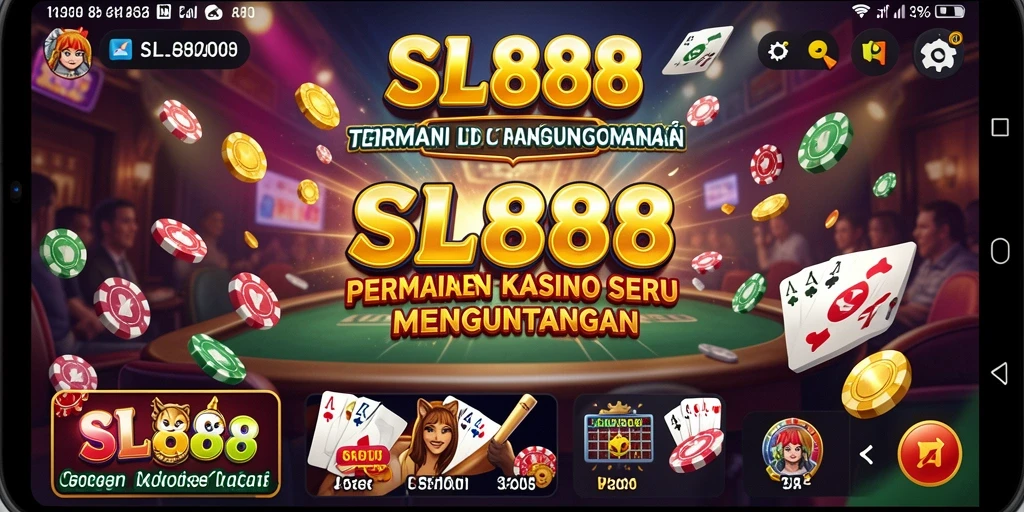 Gameplay SL888 yang menegangkan dengan peluang besar untuk menang.