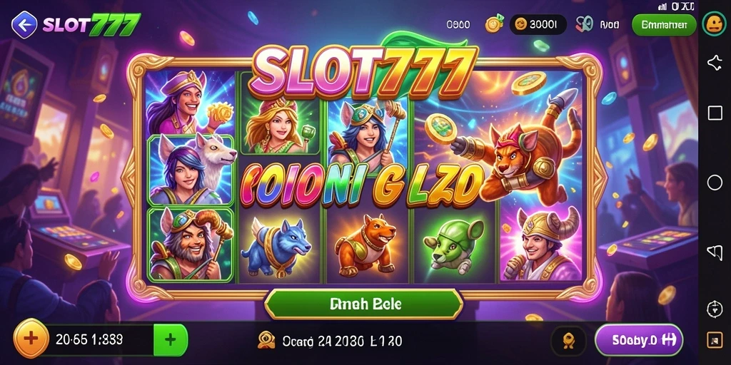 Tangkapan layar dari gameplay SLOT777 menampilkan aksi mendebarkan dan grafis menawan.