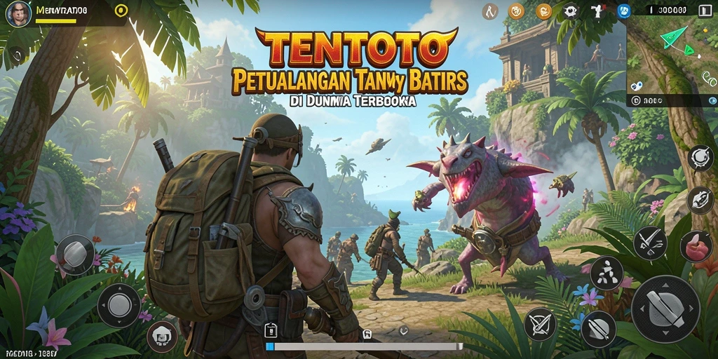 Tampilan gameplay TENTOTO yang memukau dalam dunia Open World.