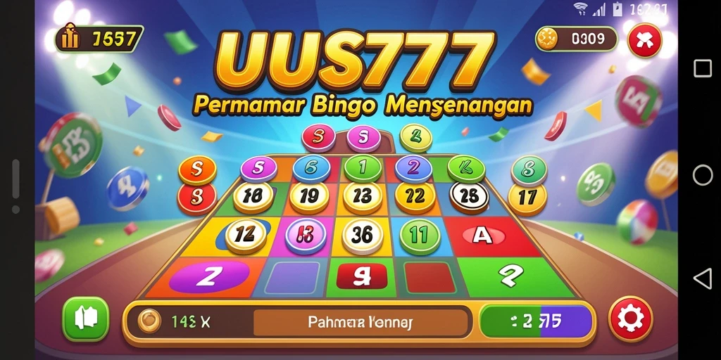 Screenshot UUS777 menampilkan suasana seru permainan Bingo.