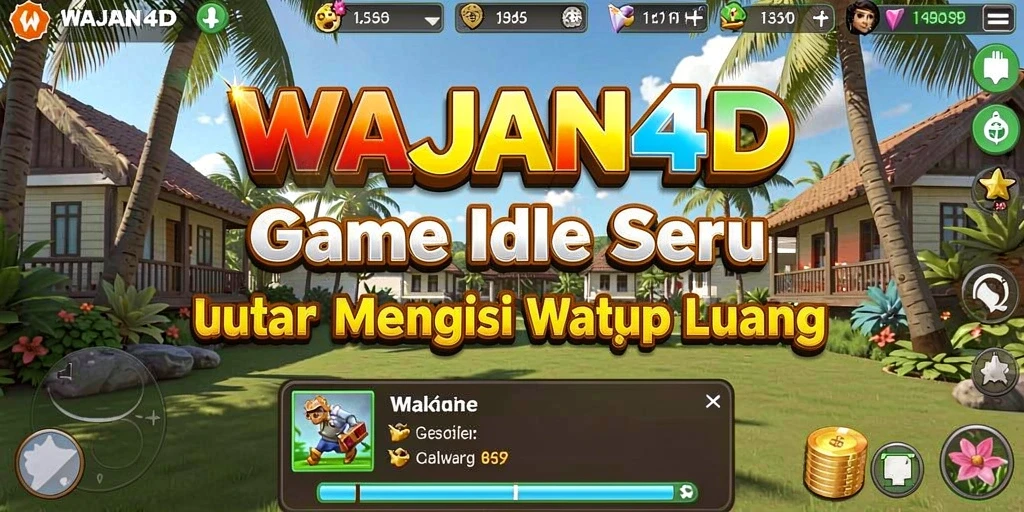Tampilan gameplay WAJAN4D yang menarik dan penuh warna.