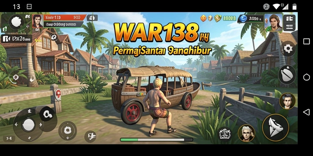 Tampilan gameplay WAR138 yang penuh warna dan menghibur.