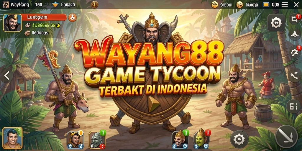 Tampilan utama gameplay WAYANG88 yang menakjubkan dan interaktif.